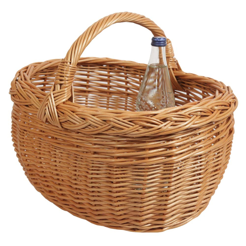 Einkaufskorb Handkorb Weide Korb ungefüttert (43x36x22/35)