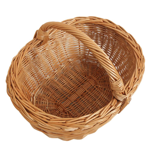 Einkaufskorb Handkorb Weide Korb ungefüttert (43x36x22/35)