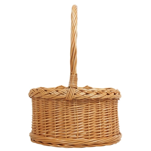 Flaschenkorb Korb für 4 Flaschen aus Weide (D:29 H:15/40)