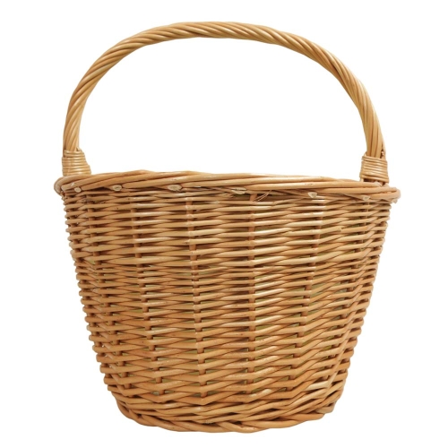 Einkaufskorb Handkorb Weide Korb gefüttert (48x36x21/40)