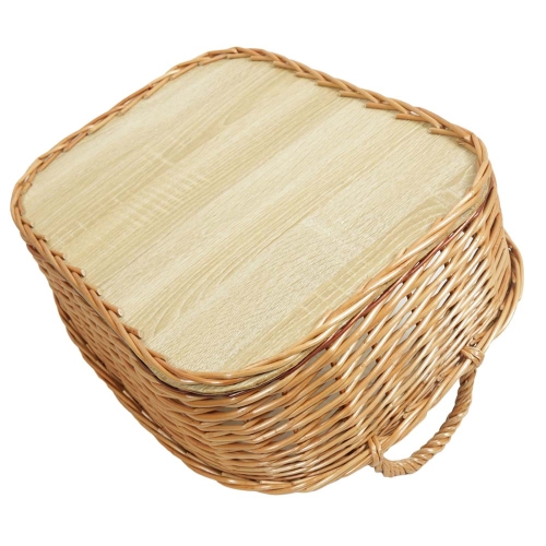 Tablett aus Weide, Trage - Korb - Tablett (52x37x15/22)