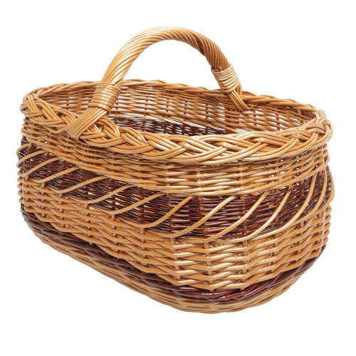 Einkaufskorb Handkorb Weide Korb ungefüttert (51x35x26/37)