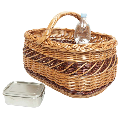 Einkaufskorb Handkorb Weide Korb ungefüttert (51x35x26/37)