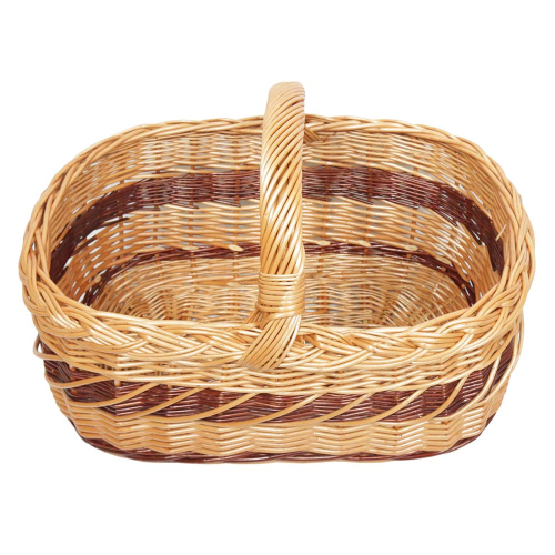 Einkaufskorb Handkorb Weide Korb ungefüttert (51x35x26/37)