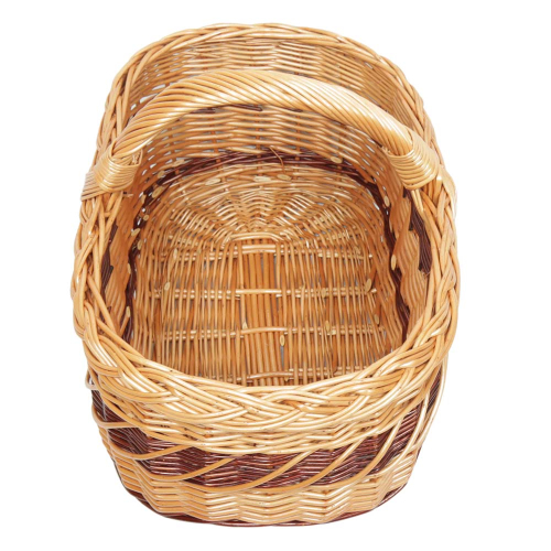 Einkaufskorb Handkorb Weide Korb ungefüttert (51x35x26/37)