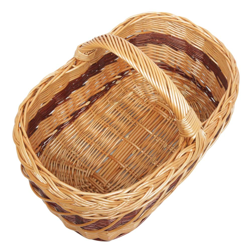 Einkaufskorb Handkorb Weide Korb ungefüttert (51x35x26/37)