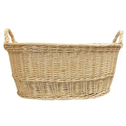 Wäschekorb aus Weide, Korb für Wäsche deutsche Fertigung (60x42x26/34)
