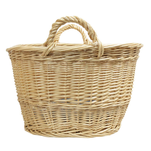 Wäschekorb aus Weide, Korb für Wäsche deutsche Fertigung (60x42x26/34)