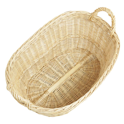 Wäschekorb aus Weide, Korb für Wäsche deutsche Fertigung (60x42x26/34)