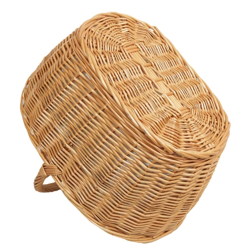 Einkaufskorb Handkorb Weide Korb gefüttert (48x35x22/40)