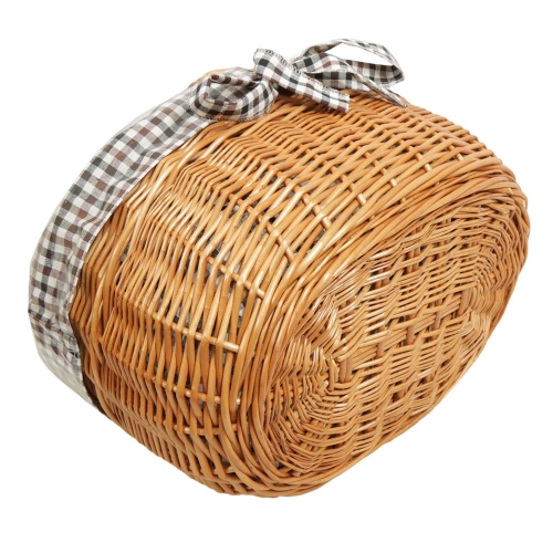 Einkaufskorb Handkorb Weide Korb gefüttert (42x32x23/34)