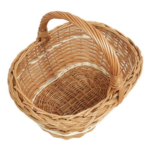Einkaufskorb Handkorb Weide Korb ungefüttert (42x34x21/35)