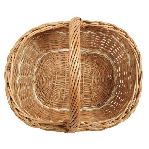 Einkaufskorb Handkorb Weide Korb ungefüttert (42x34x21/35)