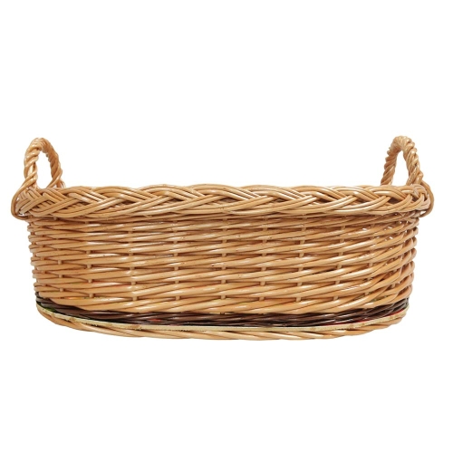 Tablett aus Weide, Trage - Korb - Tablett (51x36x15/22)
