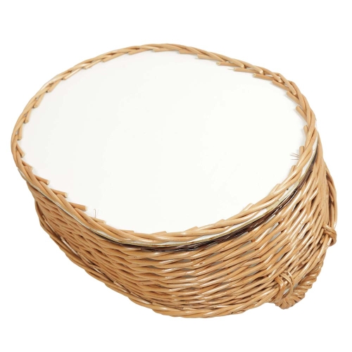 Tablett aus Weide, Trage - Korb - Tablett (51x36x15/22)