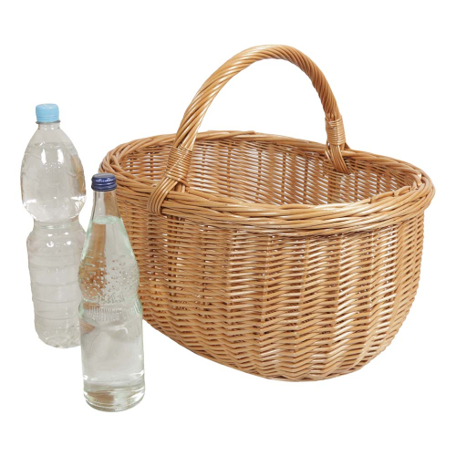 Einkaufskorb Handkorb Weide Korb ungefüttert (47x38x26/42)
