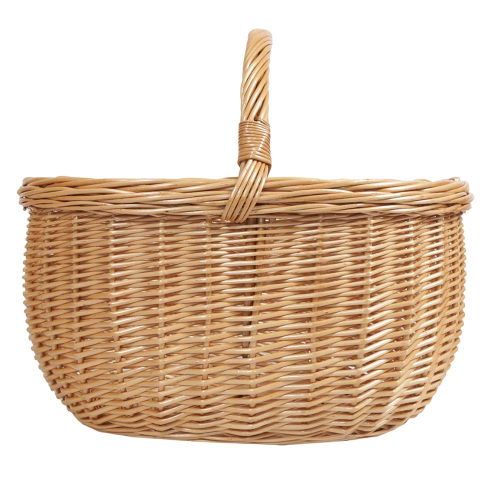 Einkaufskorb Handkorb Weide Korb ungefüttert (47x38x26/42)