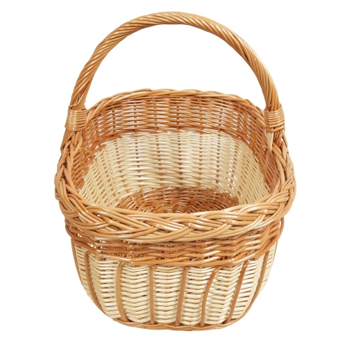 Einkaufskorb Handkorb Weide Korb ungefüttert (41x32x22/40)