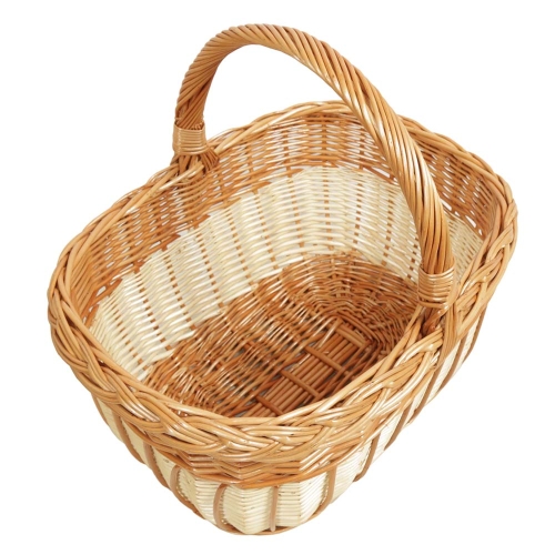 Einkaufskorb Handkorb Weide Korb ungefüttert (41x32x22/40)