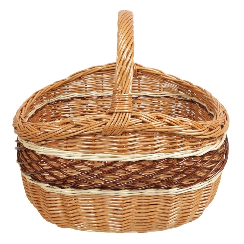 Einkaufskorb Handkorb Weide Korb ungefüttert (41x33x23/40)