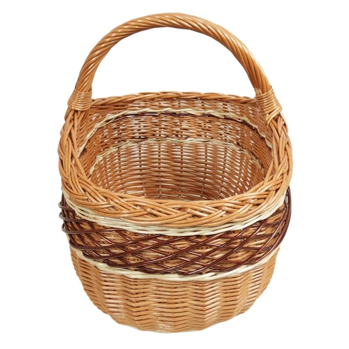 Einkaufskorb Handkorb Weide Korb ungefüttert (41x33x23/40)