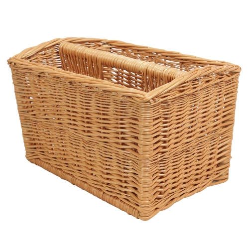 Zeitungsständer, Aufbewahrungskorb für Zeitungen und Zeitschrift (42x28x27)
