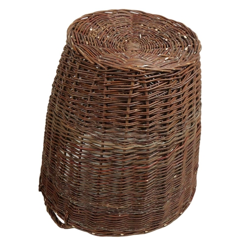 Heukorb, sehr groß, Tragekorb, Gartenkorb, Korb aus ungeschälterer Weide (D:60 H:60)