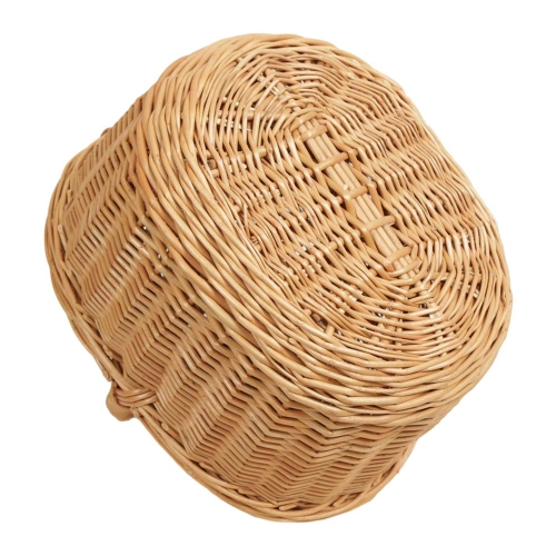 Einkaufskorb Handkorb Weide Korb mit Klappdeckel (34x23x19/31) klein