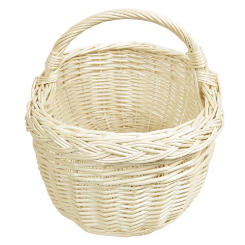 Einkaufskorb Handkorb helle Weide Korb ungefüttert (45x34x22/35)