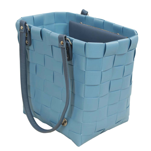 Kunststofftasche moderne Tasche aus Kunststoff mit Innentasche (30x17x28)