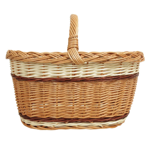 Einkaufskorb Handkorb Weide Korb ungefüttert (44x31x23/35)