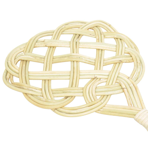 Teppichklopfer aus Rattan 3-fädig (L:75cm)