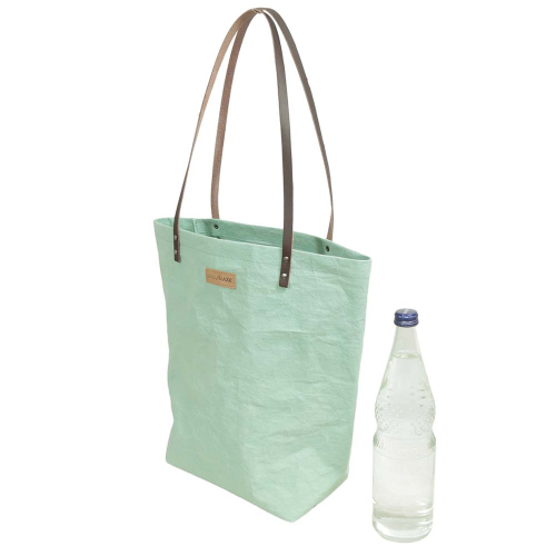 Papyr Tasche, Shopper, robuste Tasche aus veganem Leder (35x15x36/67)