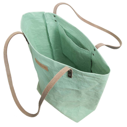 Papyr Tasche, Shopper, robuste Tasche aus veganem Leder (35x15x36/67)