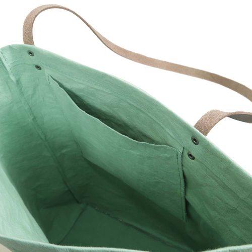 Papyr Tasche, Shopper, robuste Tasche aus veganem Leder (35x15x36/67)