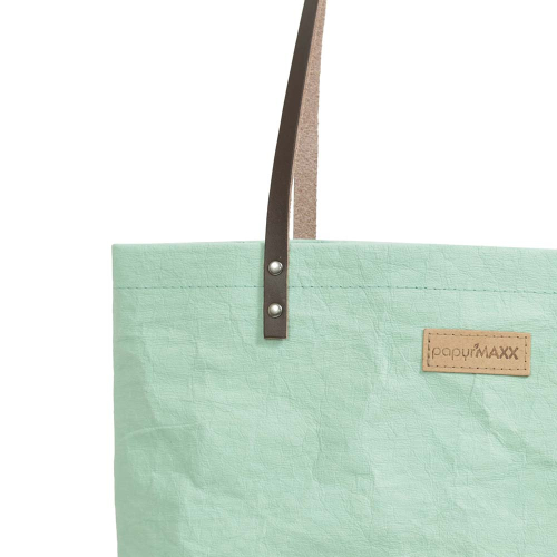 Papyr Tasche, Shopper, robuste Tasche aus veganem Leder (35x15x36/67)
