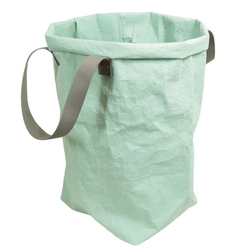 Papyr Wäschesammler, Wäschebox, Allzwecksammler aus veganem Leder (D:40 H:58)