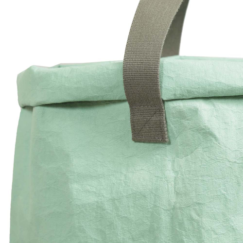 Papyr Wäschesammler, Wäschebox, Allzwecksammler aus veganem Leder (D:40 H:58)