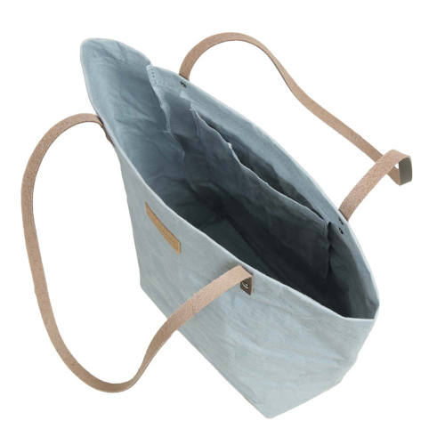 Papyr Tasche, Shopper, robuste Tasche aus veganem Leder (35x15x36/67)