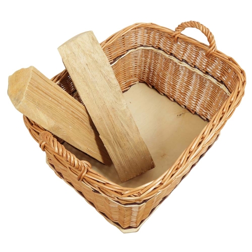Holzkorb Korb Tragekorb aus gesottener Weide (58x48x30/36) ungefüttert