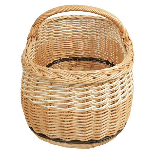 Einkaufskorb Handkorb groß Weide Korb ungefüttert (50x33x25/35)