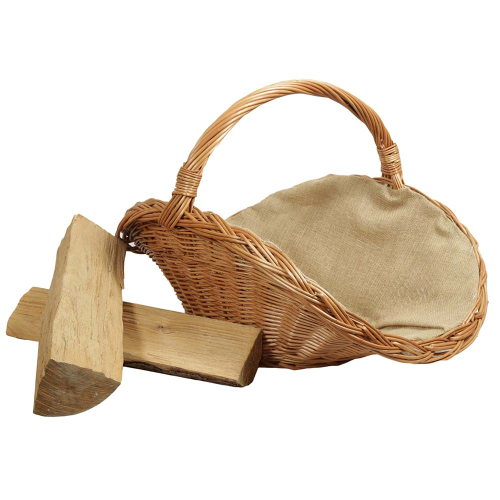 Holzkorb Korb Tragekorb aus gesottener Weide (71x46x12/45)