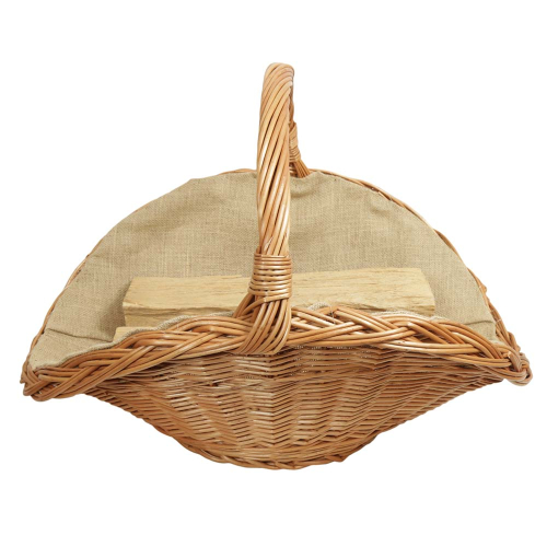 Holzkorb Korb Tragekorb aus gesottener Weide (71x46x12/45)