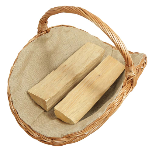 Holzkorb Korb Tragekorb aus gesottener Weide (71x46x12/45)