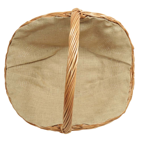 Holzkorb Korb Tragekorb aus gesottener Weide (71x46x12/45)