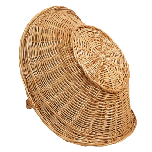 Holzkorb Korb Tragekorb aus gesottener Weide (71x46x12/45)