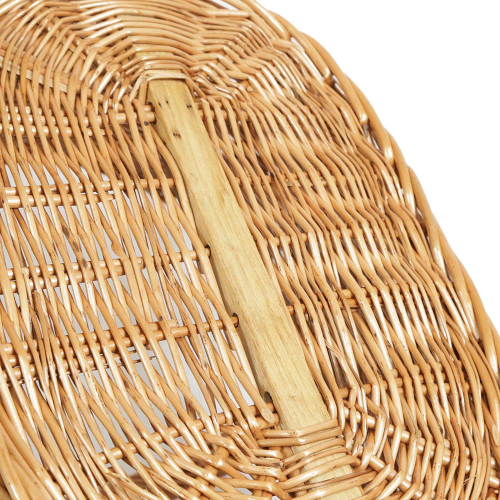 Einkaufskorb groß, Handkorb, klassischer großer Weide Korb ungefüttert (54x38x26/42)