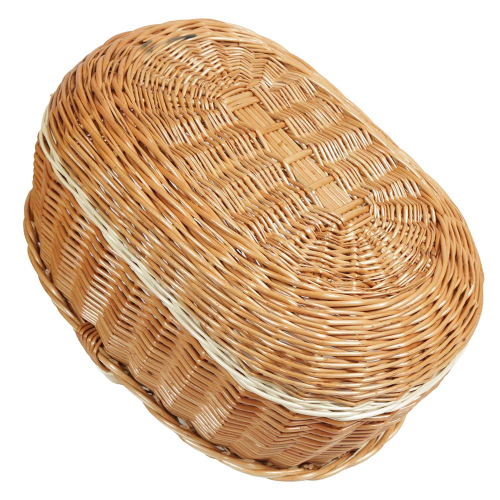 Einkaufskorb Handkorb Weide Korb ungefüttert (48x35x23/36)