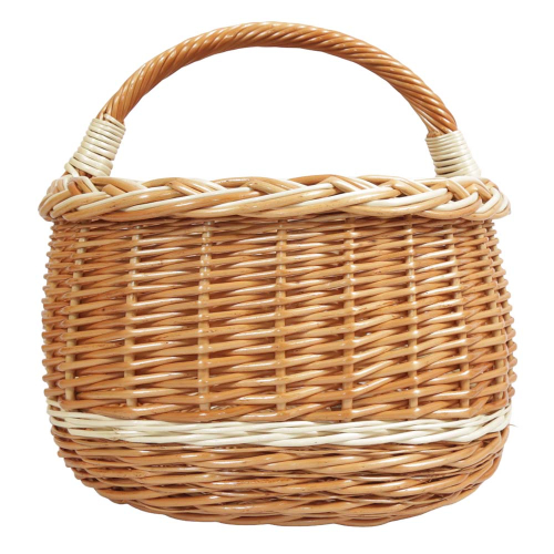 Einkaufskorb Handkorb Weide Korb ungefüttert (48x35x23/36)