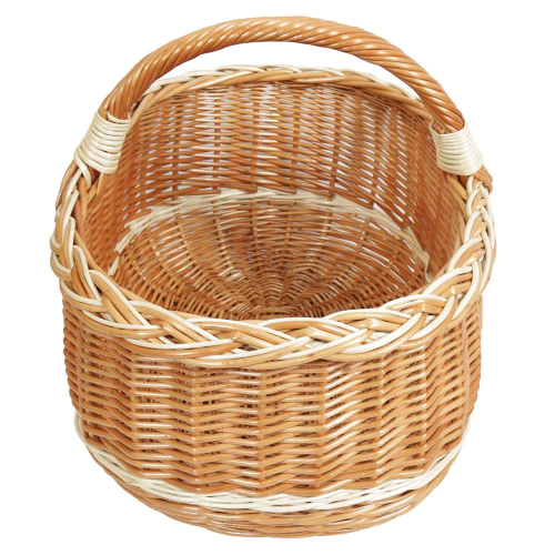 Einkaufskorb Handkorb Weide Korb ungefüttert (48x35x23/36)